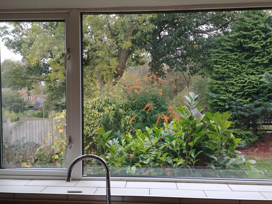 After picture glazing replaced. Before and after pictures blown glazing.